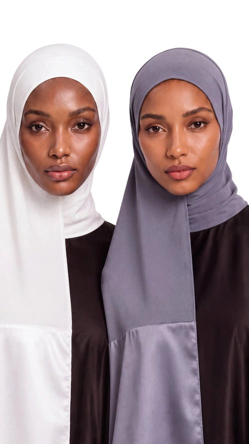 Offre Reine, lot de 3 Hijabs Modal Satin