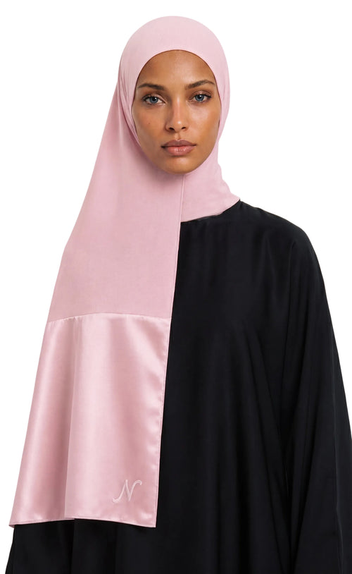 Hijab Modal Satin Rose